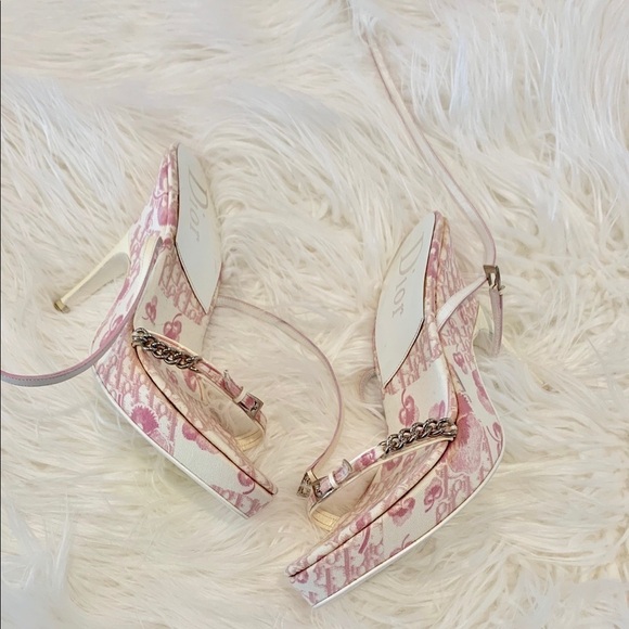 Pink and White Dior heels, Euro size 41 - Picture 3 of 8